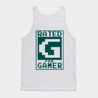 GAMING - RATED G FOR GAMER Tank Top